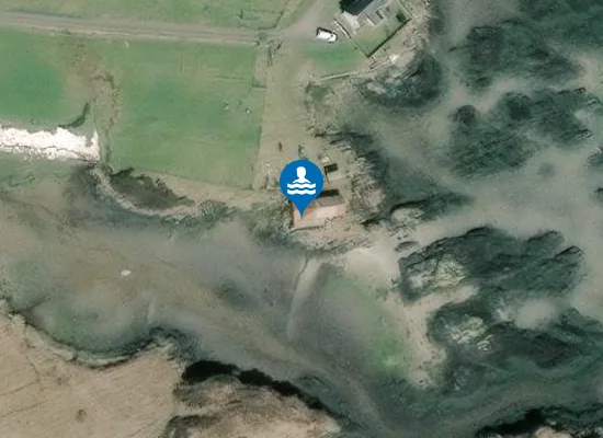 Satellite image of Griomasaigh Sand