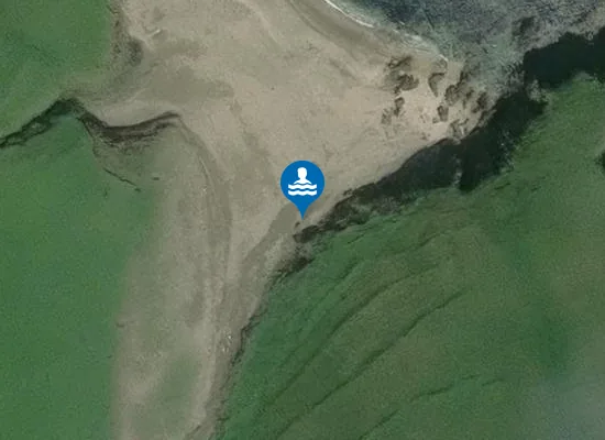 Satellite image of Sand of Inner Skaw