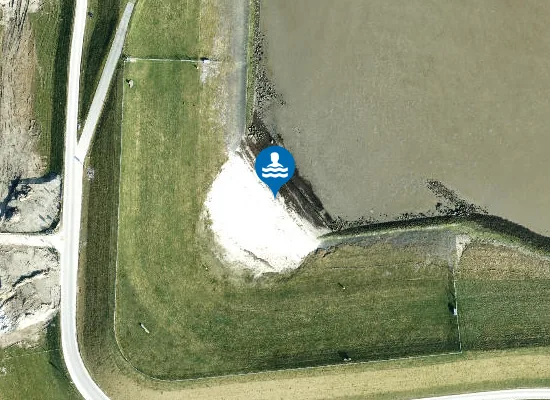 Satellite view of Bierumer strand