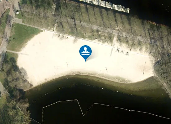 Satellite image of Sloterstrand