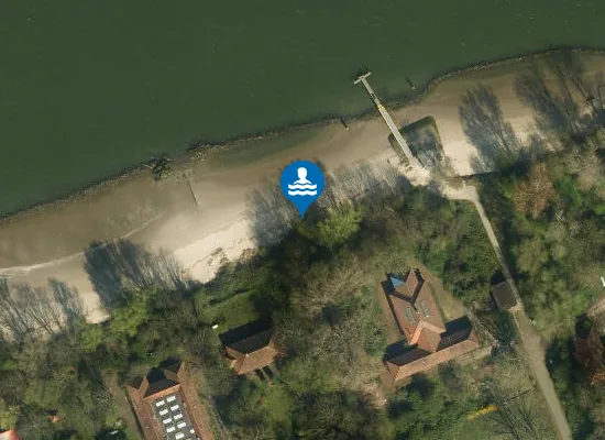 Satellite image of Quarantainestrand