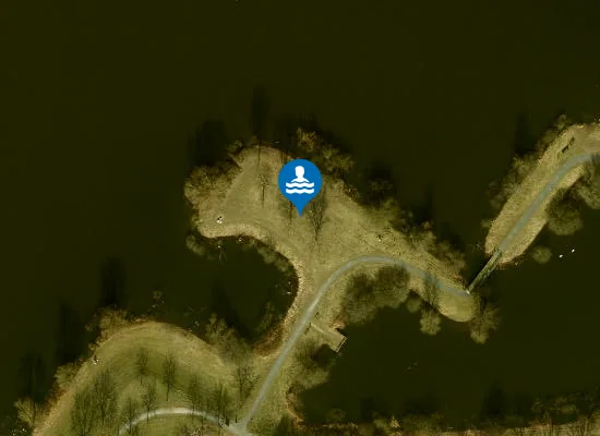Satellite image of Natuurzwemmen Water aan de Warande