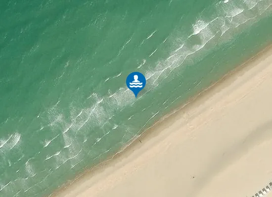 Satellite image of KOKSIJDE STER DER ZEE