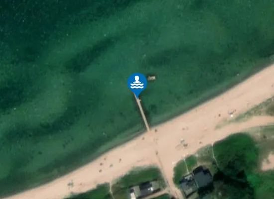 Satellite image of KØBINGSMARK STRAND