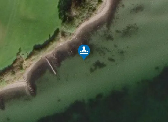 Satellite image of UGELBØLLE STRAND