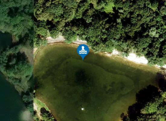 Satellite image of LANAKEN SONNEVIJVERS (KLEINE VIJVER)