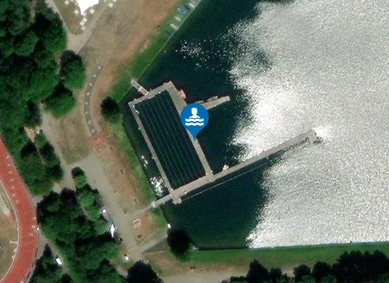 Satellite image of De STER ZWEMDOK - SINT NIKLAAS