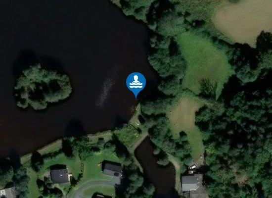 Satellite image of LES ETANGS DE RECHT