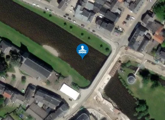 Satellite image of L'OURTHE À HOTTON