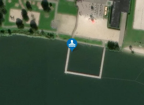 Satellite image of LE LAC DE FALEMPRISE