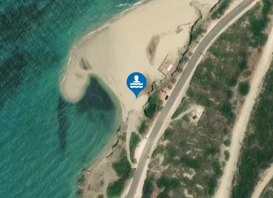 Satellite image of MEGALI AMMOS