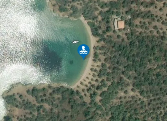 Satellite image of PRASINI AMMOS