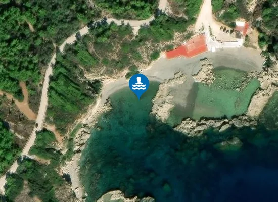 Satellite image of MAVROS KAVOS - AGALI