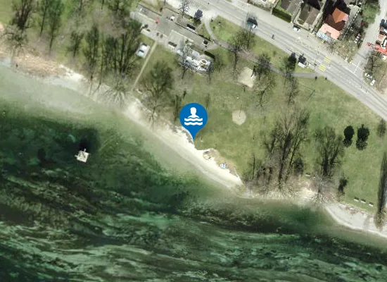 Satellite image of STEIN AM RHEIN STRANDBAD NIDERFELD