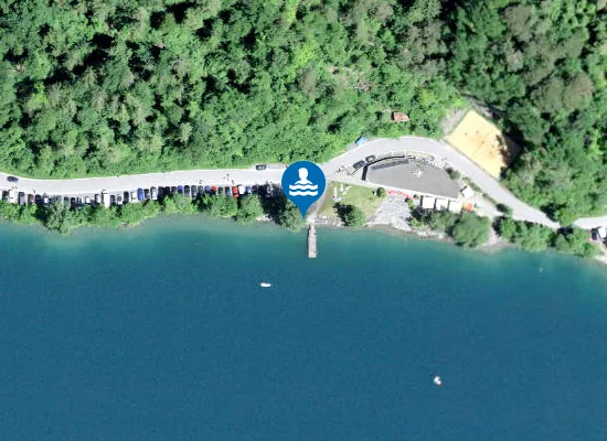 Satellite image of BADESTRAND LAGO MIO