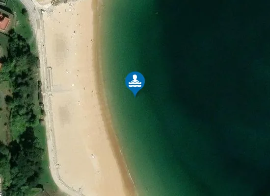 Satellite image of PLAYA OZA - LAZARETO PM1