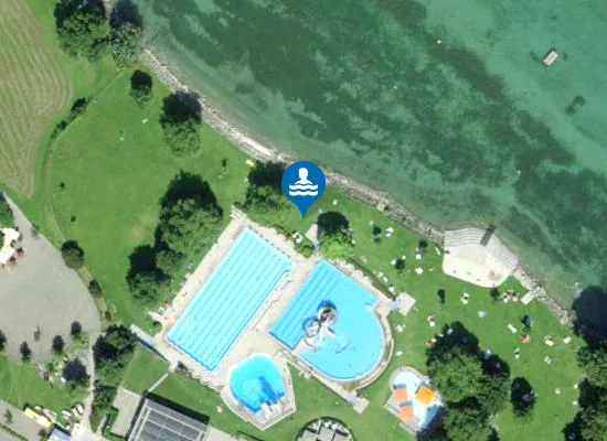 Satellite image of SCHWIMMBAD ARBON