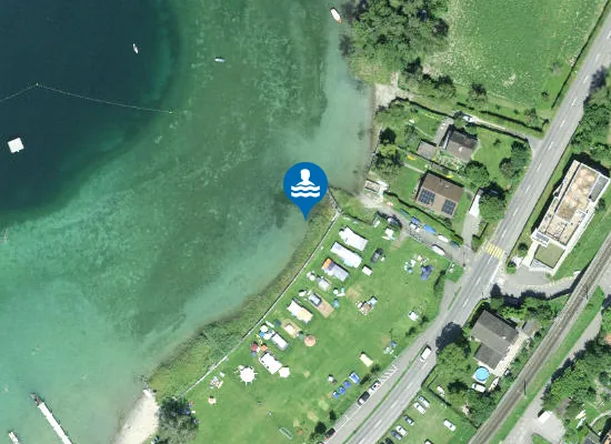 Satellite image of STRANDBAD STECKBORN