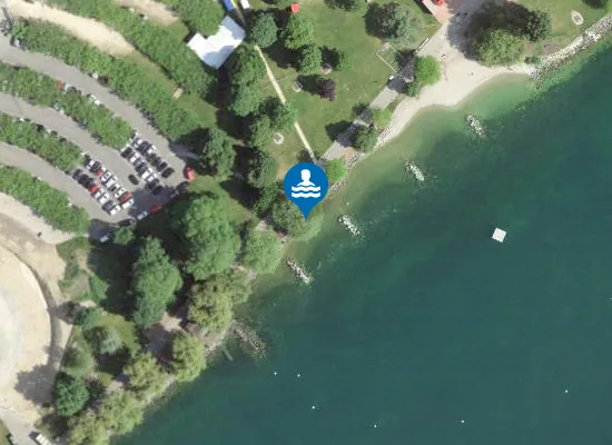 Satellite image of PLAGE DES JEUNES-RIVES