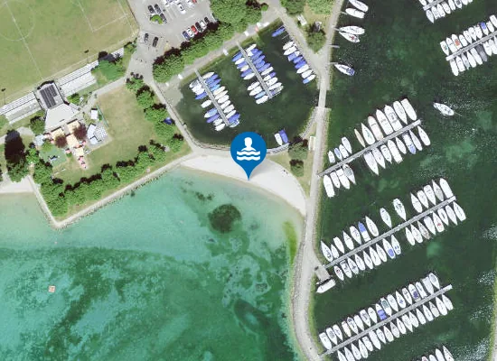 Satellite image of PLAGE DE SAINT-AUBIN