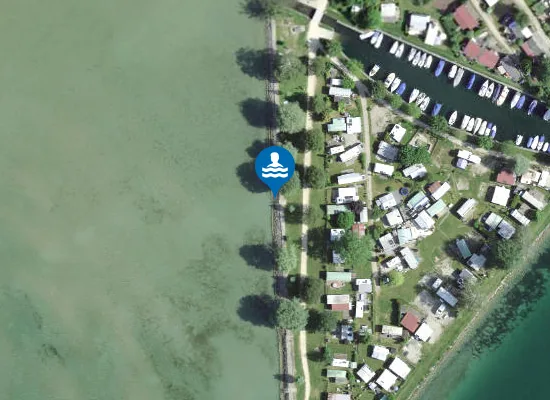 Satellite image of PLAGE DE LA TENE
