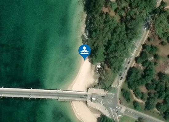 Satellite image of PLAYA PONTE DA TOXA (ISLA DE A TOXA) PM1