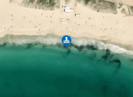 Satellite image of PLAYA CANELAS - SANXENXO PM1