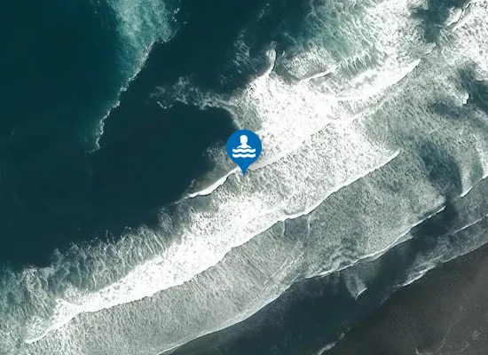 Satellite image of PLAYA DEL SABL?N DE BAYAS PM1