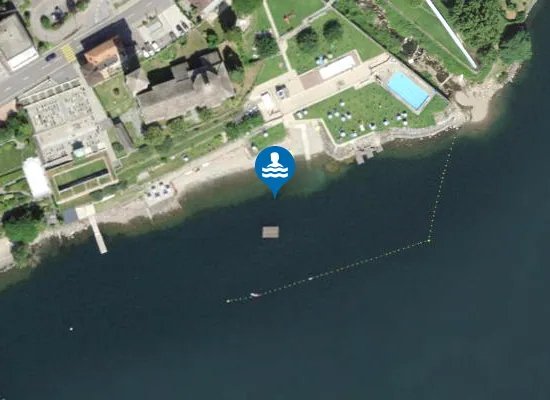 Satellite image of LIDO COMUNALE BRISSAGO