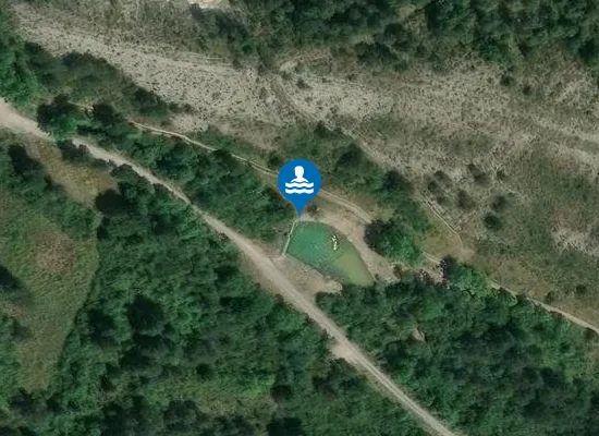 Satellite image of BARRANCO DE LA FOZ DE BENASA NAVASCU?S/NABASKOZE PM1