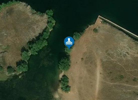 Satellite image of EMBALSE DE RUESGA CERVERA DE PISUERGA PM1