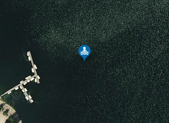 Satellite image of EMBALSE RICOBAYO MUELAS DEL PAN PM1