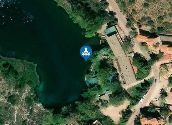Satellite image of LAGUNA LA COLGADA OSSA DE MONTIEL PM2