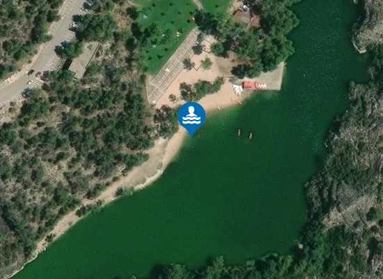 Satellite image of EMBALSE BOLARQUE ALMONACID DE ZORITA PM1