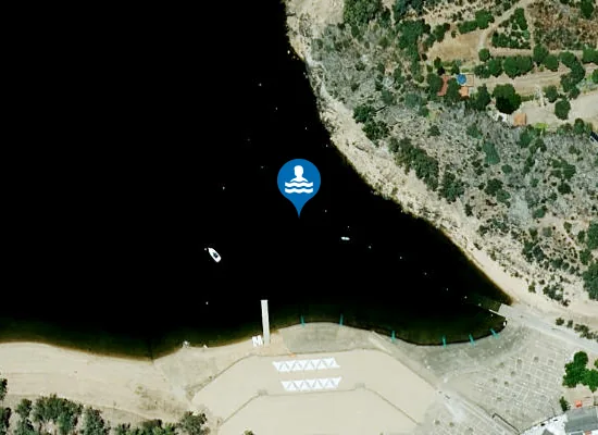 Satellite image of EMBALSE GARCIA DE SOLA PUERTO PENA TALARRUBIAS PM1