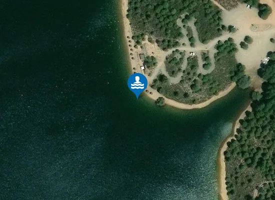 Satellite image of EMBALSE CANCHO DEL FRESNO CA AMERO PM1