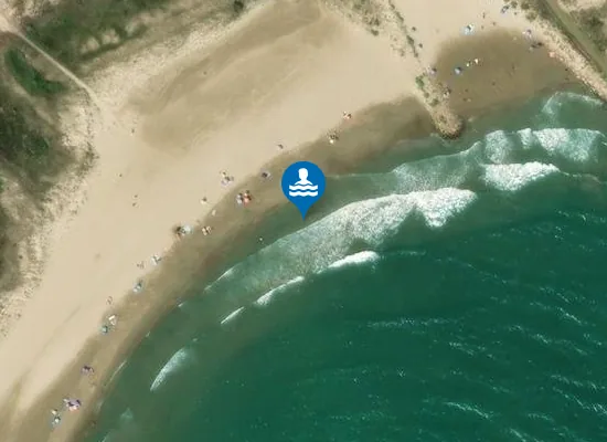 Satellite image of PLAYA DE LES SALINES PM1