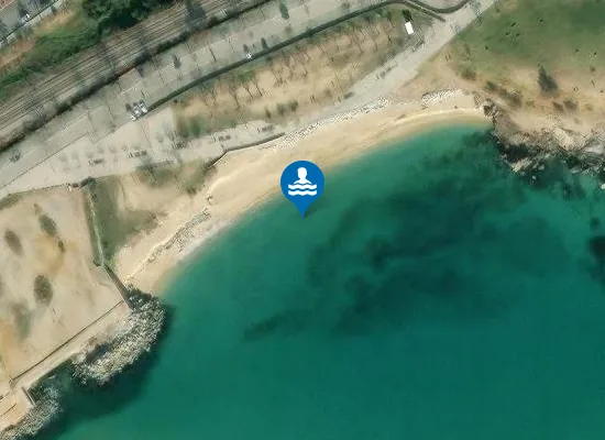 Satellite image of PLAYA DE LES ROQUES PM1