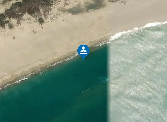 Satellite image of PLAYA DE LES BOTIGUES PM1