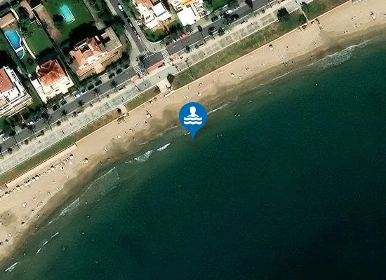 Satellite image of PLAYA DE L'ESTANYOL PM1