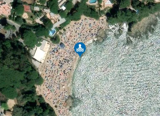 Satellite image of PLAYA CALA DE SANT FRANCESC PM1
