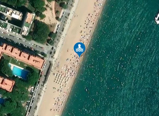 Satellite image of PLAYA DE S'ABANELL PM2