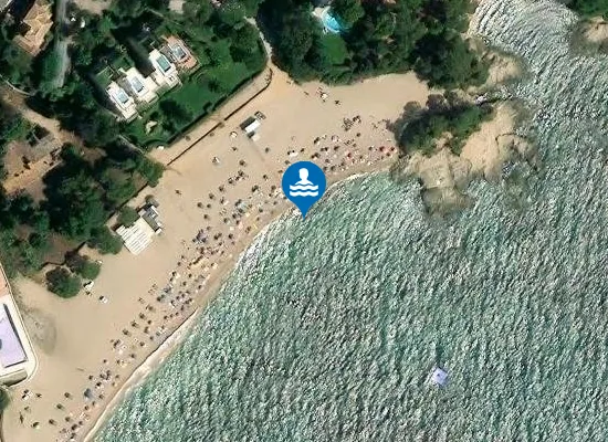 Satellite image of PLAYA CALA ROVIRA PM1