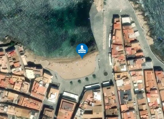 Satellite image of PLAYA LA PLATJA PM1