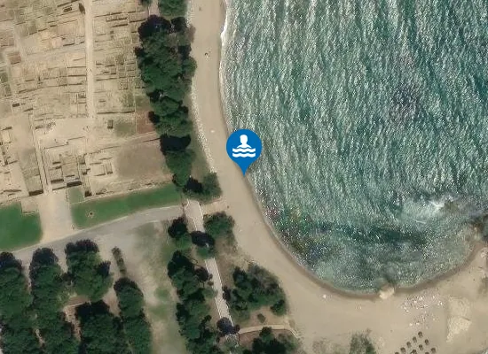 Satellite image of PLAYA DE LES MUSCLERES PM1