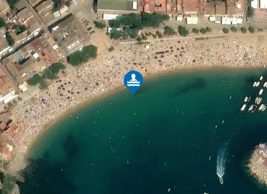 Satellite image of PLAYA DE LLAFRANC PM1