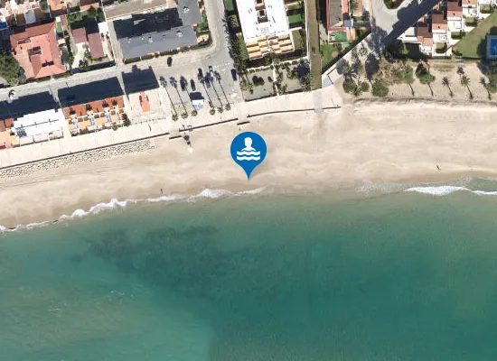 Satellite image of PLAYA D'ALTAFULLA PM1