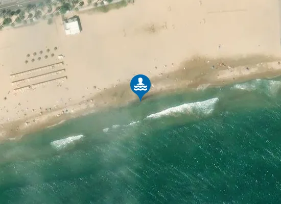 Satellite image of PLAYA DEL PRAT D'EN FOR?S-REGUERAL PM1