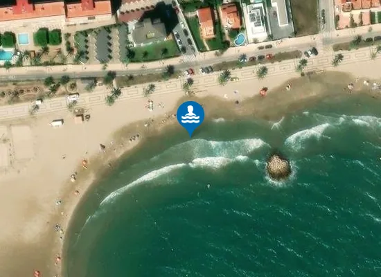 Satellite image of PLAYA DE CUNIT PONENT PM1