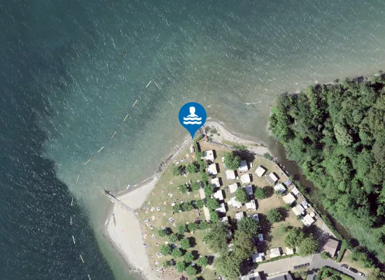 Satellite image of HERMANCE PLAGE CÔTÉ EMBOUCHURE